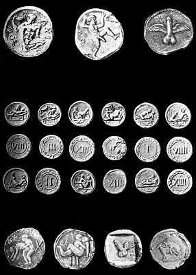 Illustration for article titled Ancient Roman coins depict sundry sexual acts, but what were they for?